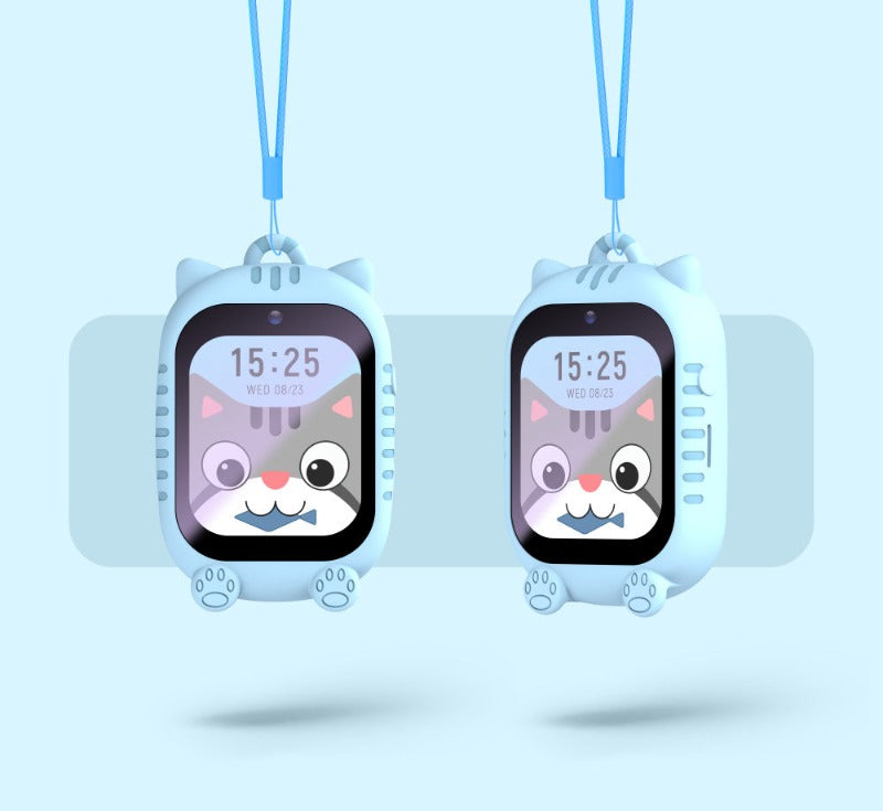 Smartwatch für Kinder mit GPS-Ortung, Videoanruffunktion, WLAN, LBS und AGPS
