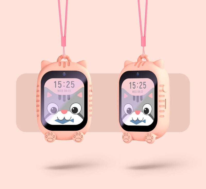 Smartwatch für Kinder mit GPS-Ortung, Videoanruffunktion, WLAN, LBS und AGPS