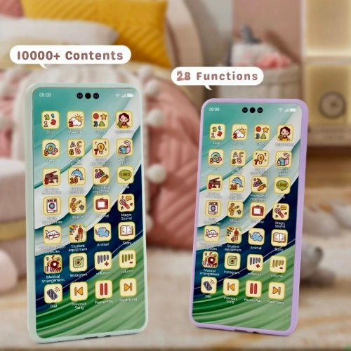 Lernspielzeug-Telefon für Kleinkinder – Interaktive Geschichten, Musik &amp; frühe Englischkenntnisse