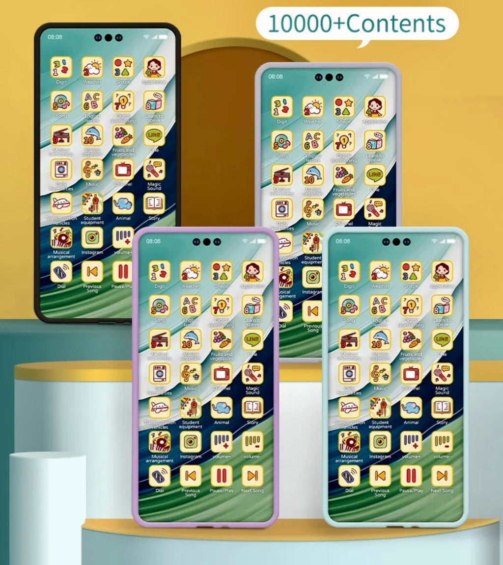 Lernspielzeug-Telefon für Kleinkinder – Interaktive Geschichten, Musik &amp; frühe Englischkenntnisse