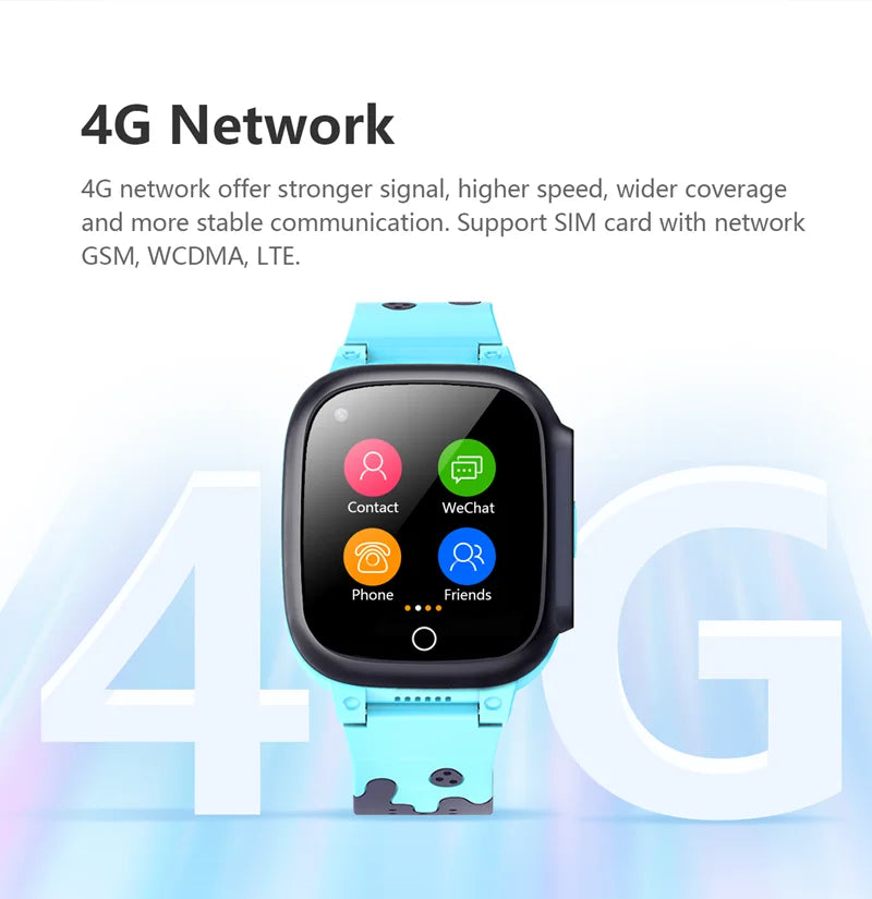 Smartwatch der nächsten Generation für Kinder – 4G, GPS, Videoanrufe, wasserdicht und Temperaturüberwachung