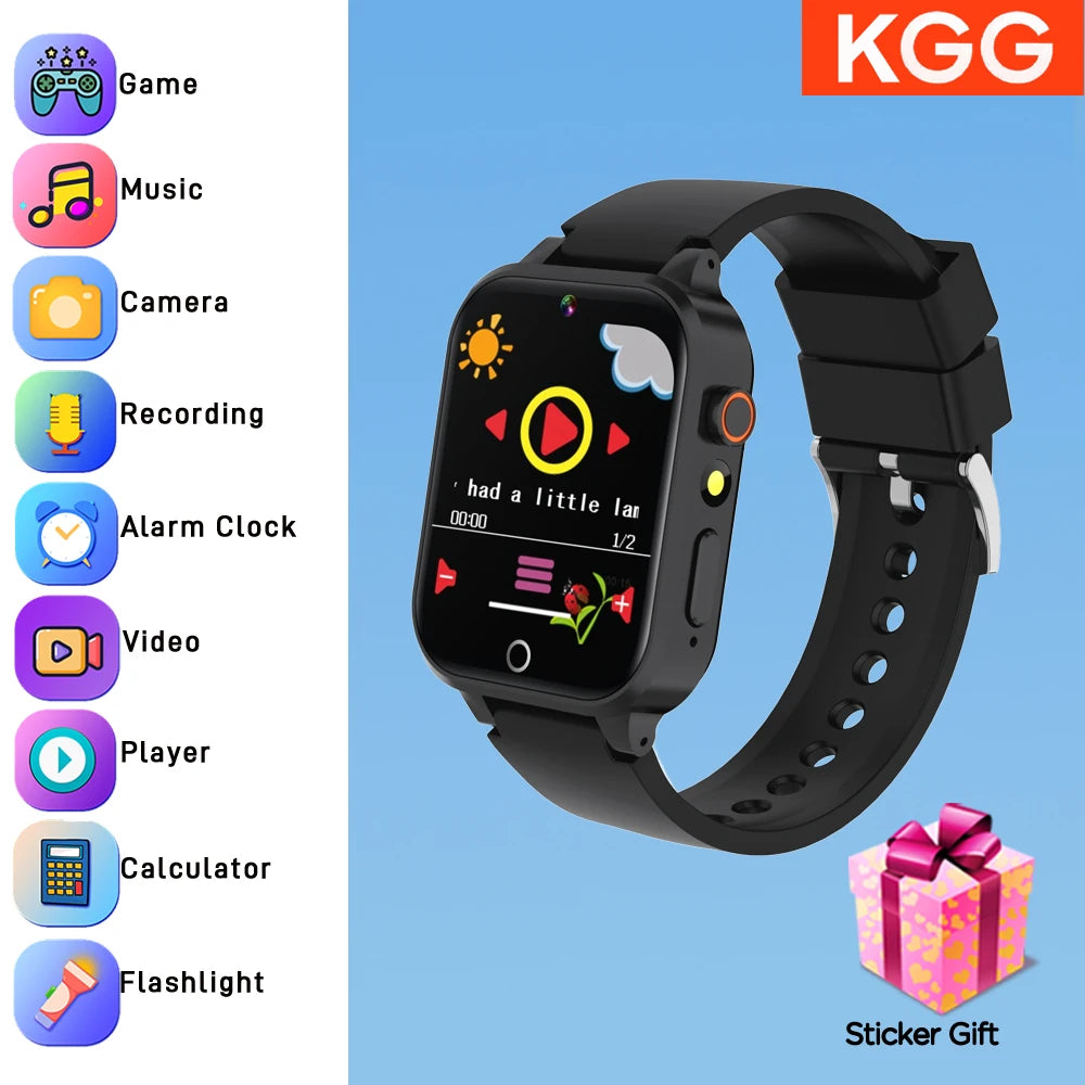 Fortschrittliche Kinder-Smartwatch – Spiele, Musikplayer, Video, Gewohnheitstracker &amp; Wecker
