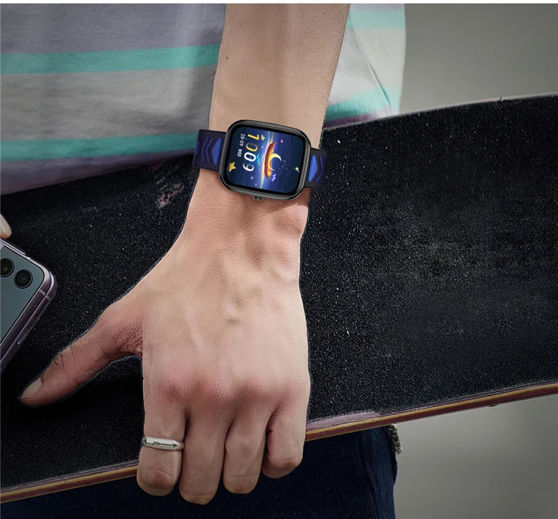 Intelligente Lernuhr für Kinder – HD-Touchscreen, Musik, Spiele &amp; App-Verbindung