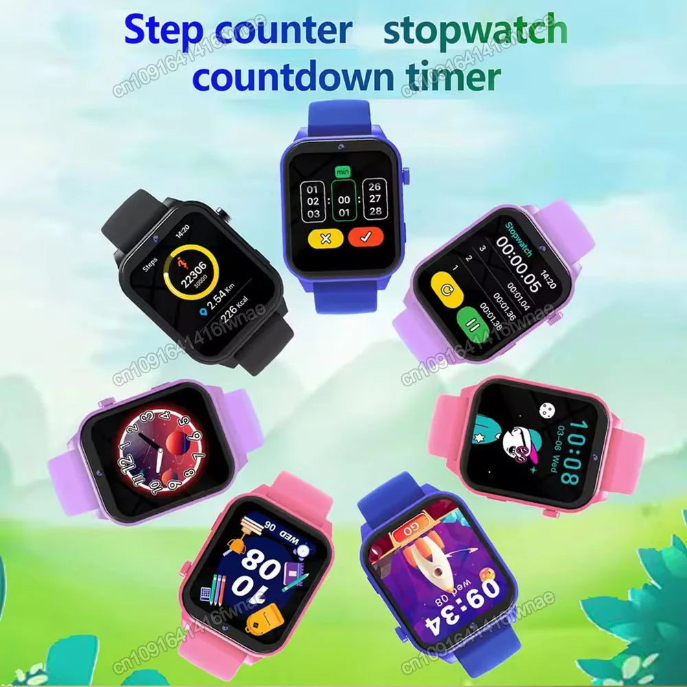 Digitale Smartwatch für Kinder – 18 Spiele, Schrittzähler, Schlaftracker, Taschenrechner &amp; Stoppuhr