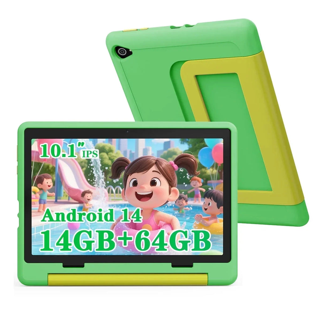 Smart-Tablet für Kinder – 10-Zoll-Display, Android 15, Octa-Core-Prozessor, WLAN, 5000-mAh-Akku und Kindersicherungsfunktionen