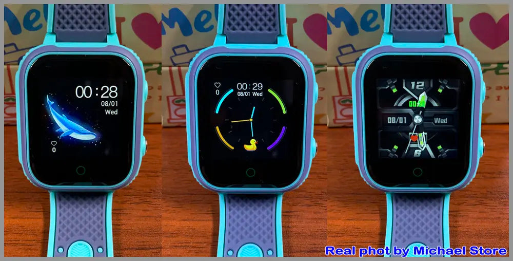 4G-GPS-Smartwatch für Kinder – Videoanrufe, SOS-Funktion, Kamera und IP67-Wasserschutz