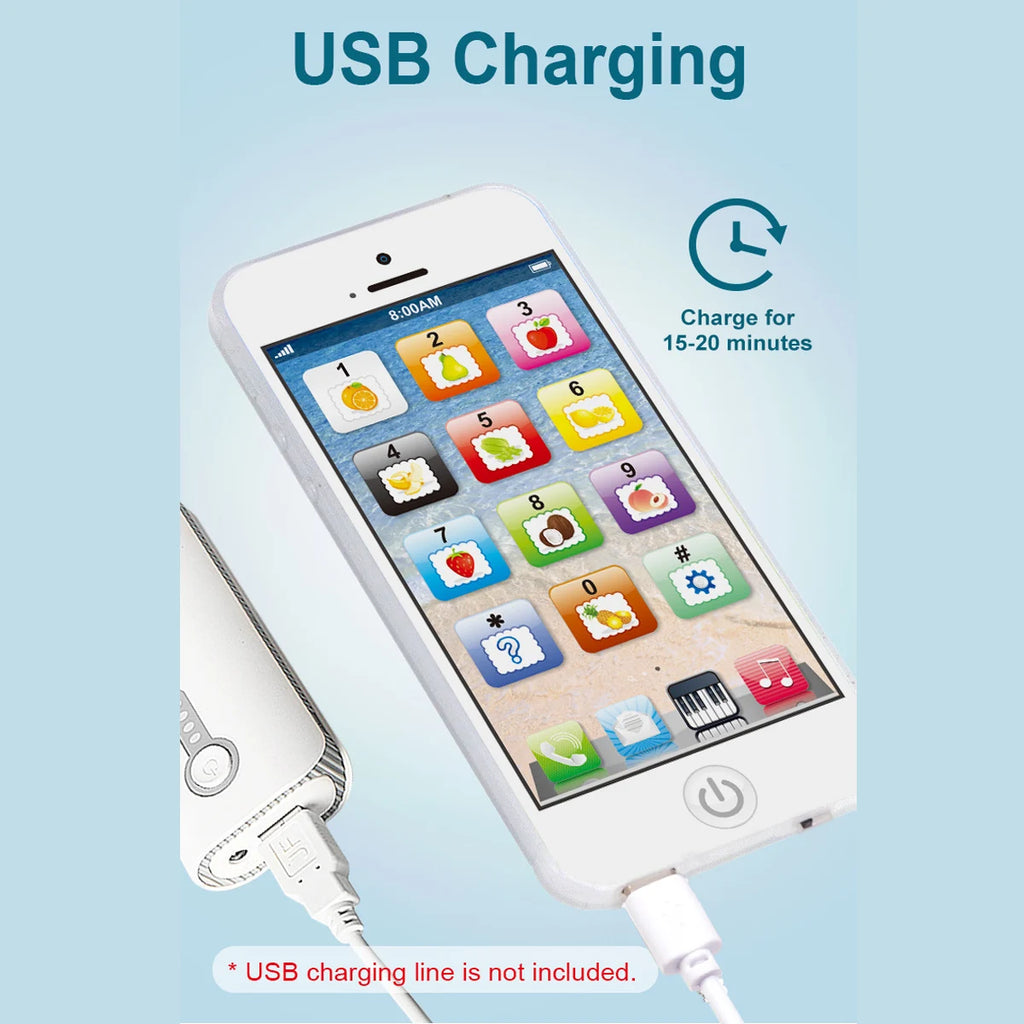 Lernspielzeug für Kinder – 12 interaktive Tasten, Zahlen &amp; Früchte | Spielzeug zur Förderung der kognitiven Entwicklung