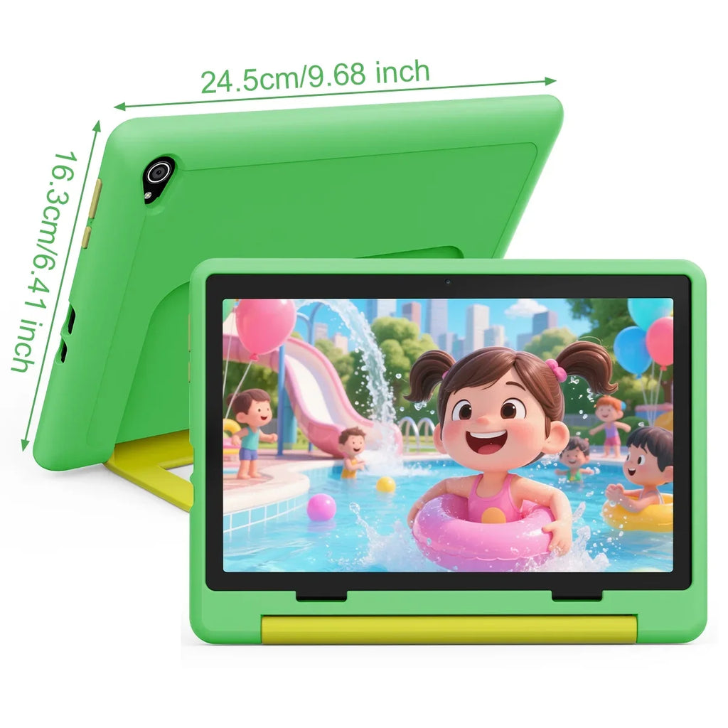 Smart-Tablet für Kinder – 10-Zoll-Display, Android 15, Octa-Core-Prozessor, WLAN, 5000-mAh-Akku und Kindersicherungsfunktionen