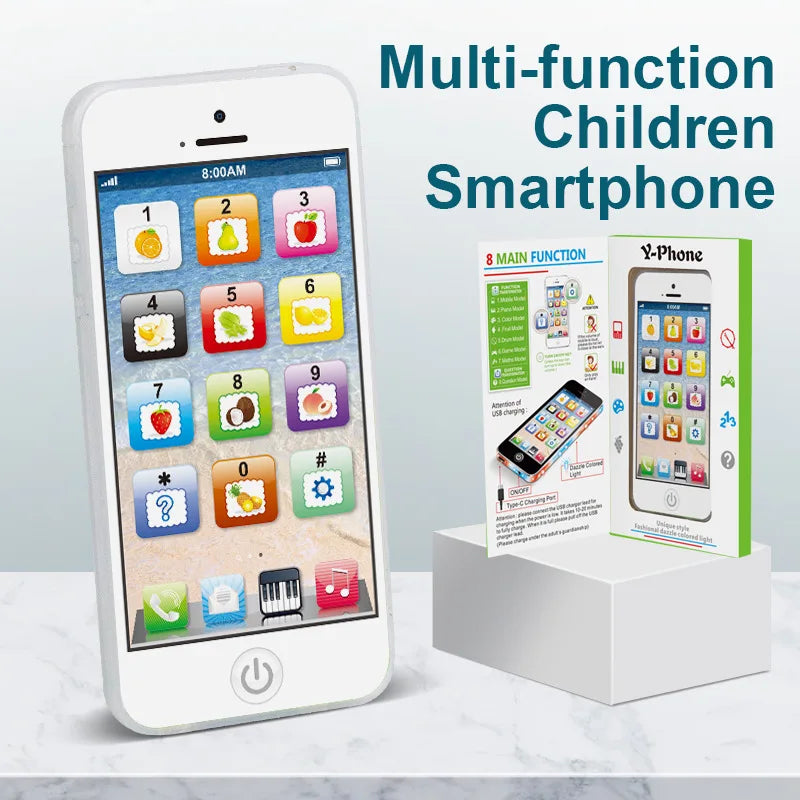 Lernspielzeug für Kinder – 12 interaktive Tasten, Zahlen &amp; Früchte | Spielzeug zur Förderung der kognitiven Entwicklung