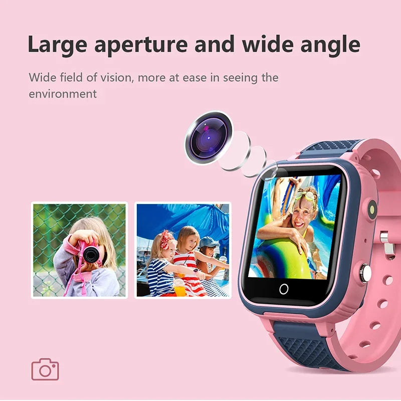 4G-GPS-Smartwatch für Kinder – Videoanrufe, SOS-Funktion, Kamera und IP67-Wasserschutz