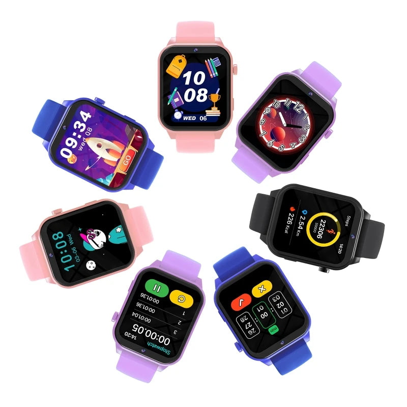 Smartwatch für Kinder – HD-Farbbildschirm, Taschenlampe, Schlaftracker &amp; wasserdicht