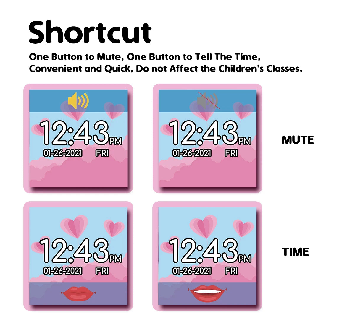 Smartwatch für Kinder mit IPS-Touchscreen – Dual-Kameras, Spiele, Musik, Video &amp; Schrittzähler