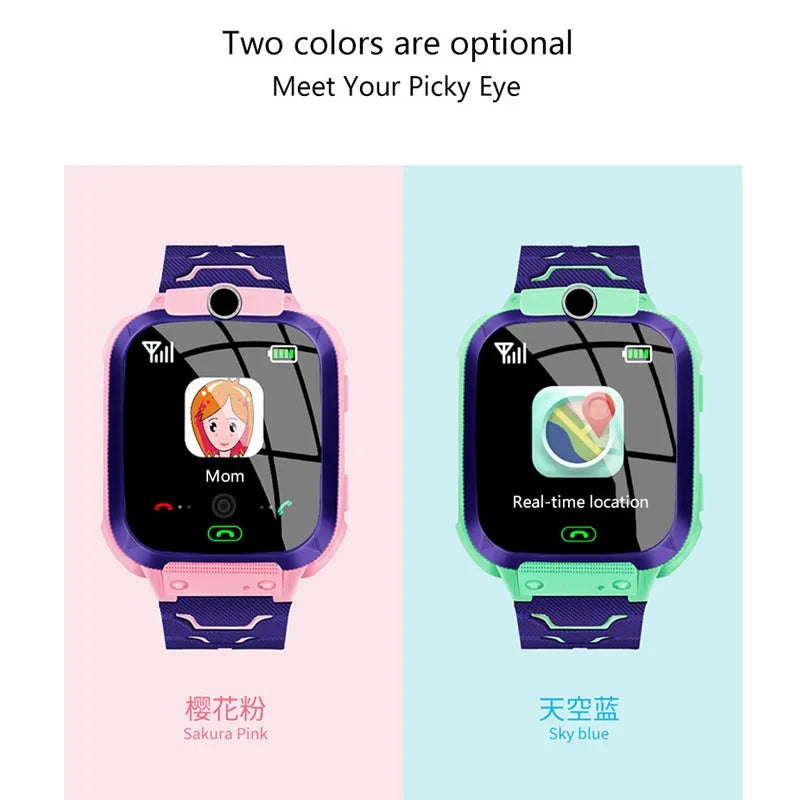 Interaktive Smartwatch für Kinder – SIM-Karte, Telefonate, Kamera, Sprachsteuerung &amp; Touchscreen