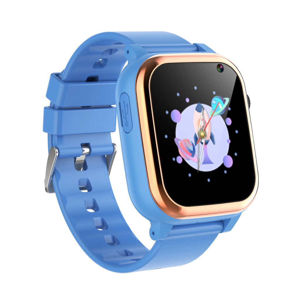 Interaktive Smartwatch für Kinder – 16 Puzzlespiele, Musik, Kamera, Schrittzähler &amp; Taschenrechner