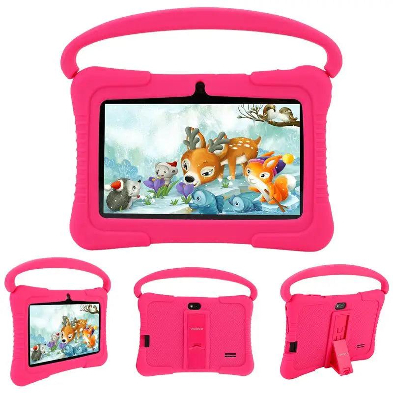 Interaktives Android-Tablet für Kinder – 7 Zoll, 64 GB, stoßfest, WLAN, Bluetooth &amp; Kindersicherung