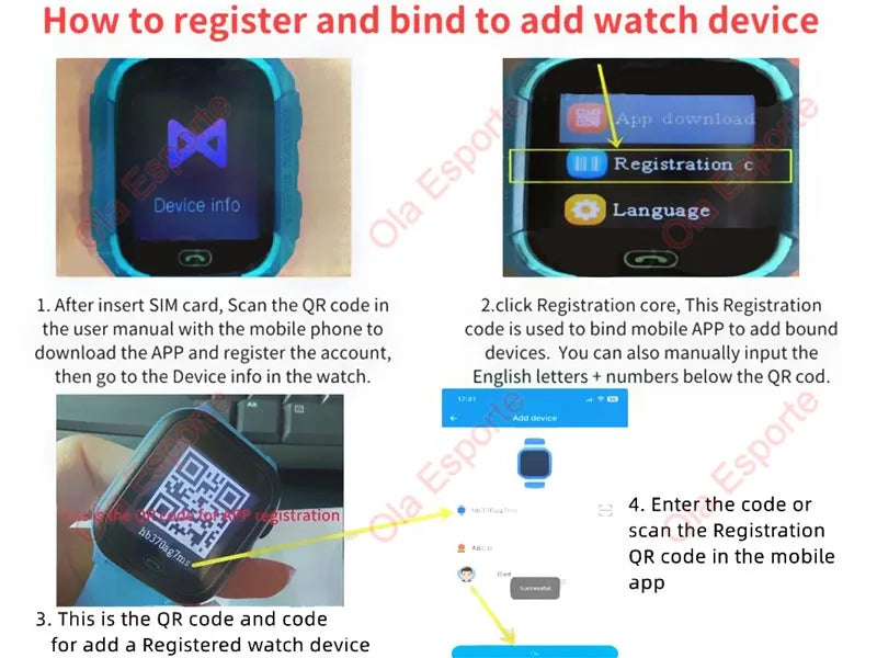 Interaktive Smartwatch für Kinder – SIM-Karte, Telefonate, Kamera, Sprachsteuerung &amp; Touchscreen