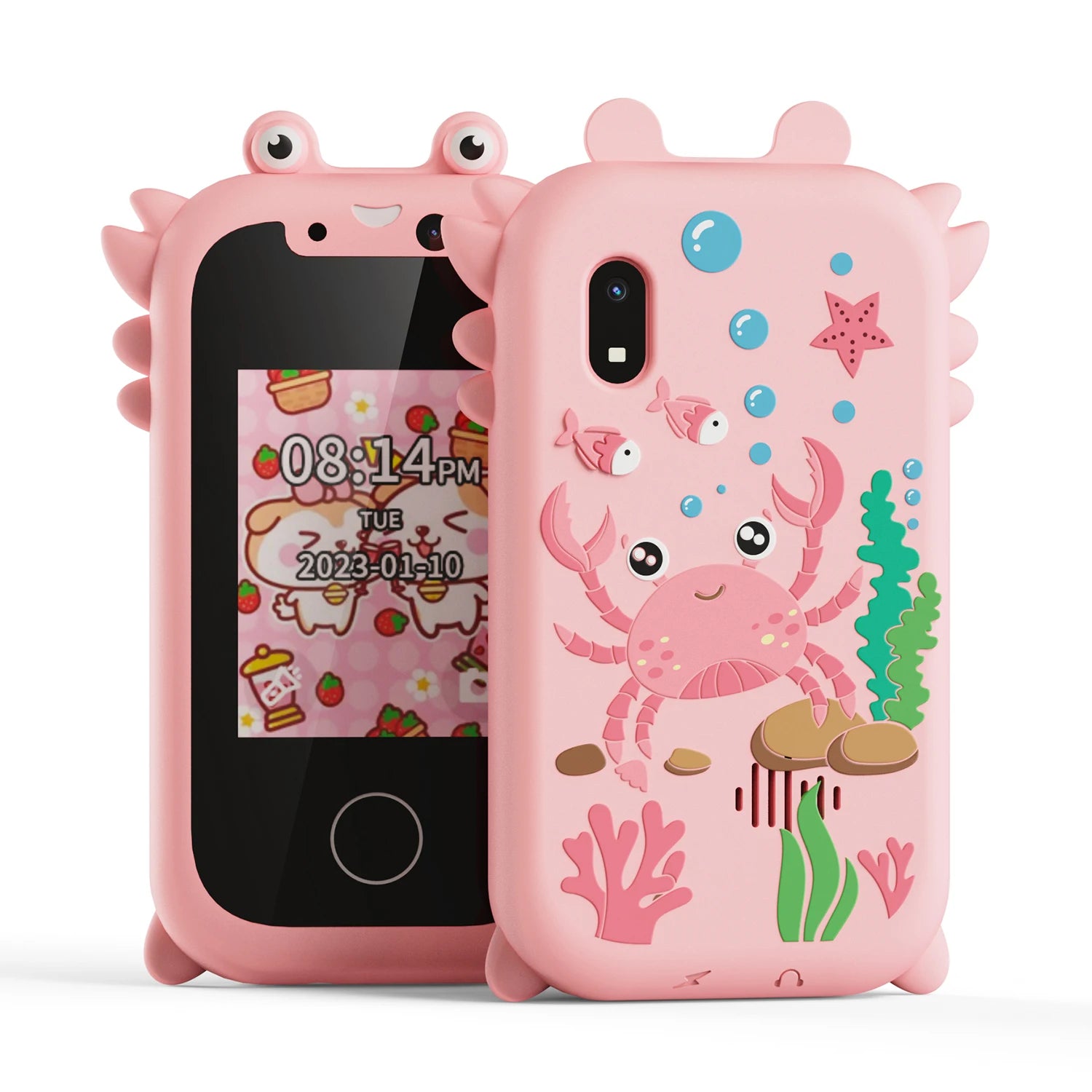 Hochentwickeltes Smart-Spielzeugtelefon für Kinder – Touchscreen, Dual-Kamera, Musikplayer und Lernspiele