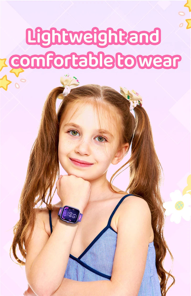 Intelligente Lernuhr für Kinder – HD-Touchscreen, Musik, Spiele &amp; App-Verbindung