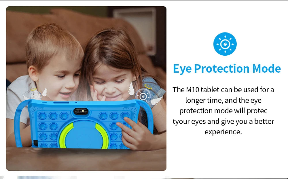 Intelligentes Lern-Tablet für Kinder – 7 Zoll, Android 12, 4 GB + 64 GB, Dual-Kamera &amp; Kindersicherung