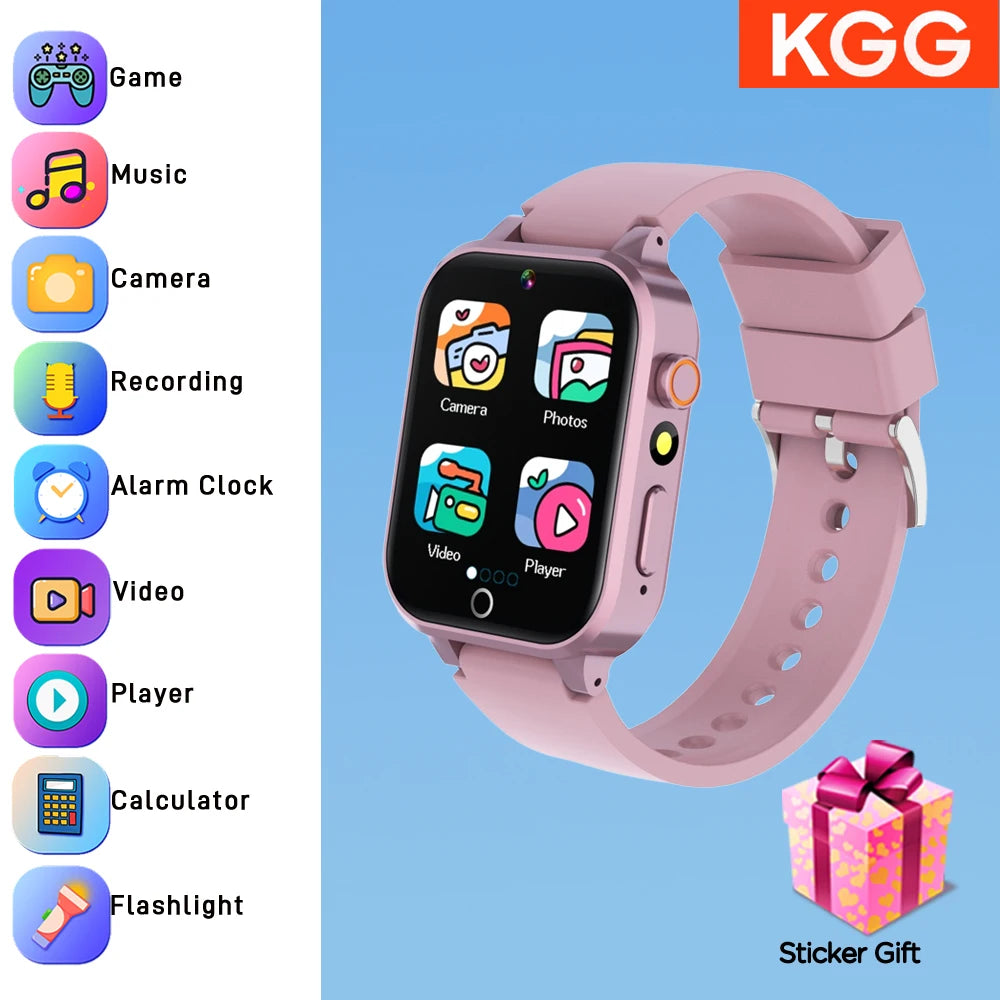 Fortschrittliche Kinder-Smartwatch – Spiele, Musikplayer, Video, Gewohnheitstracker &amp; Wecker