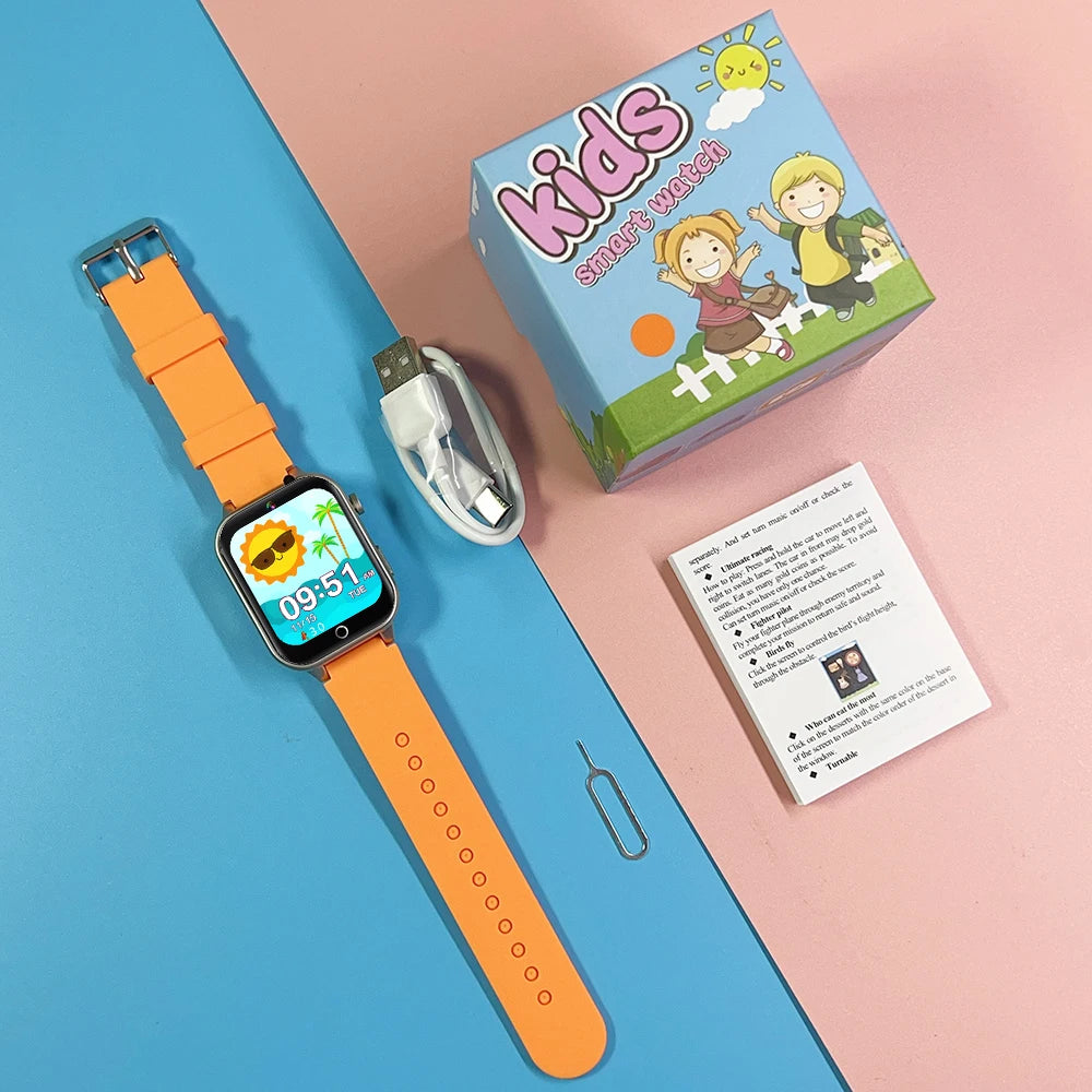 Fortschrittliche Kinder-Smartwatch – Spiele, Musikplayer, Video, Gewohnheitstracker &amp; Wecker